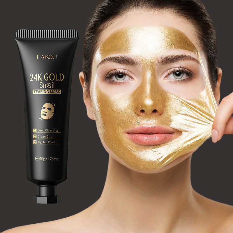 Gold Foil Snail Tear-Off Mask Hydrating