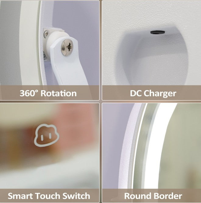 LED Vanity Cloud Wall Mirror