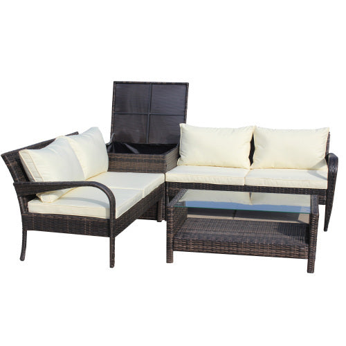 4-Piece Outdoor Patio Sofa Set
