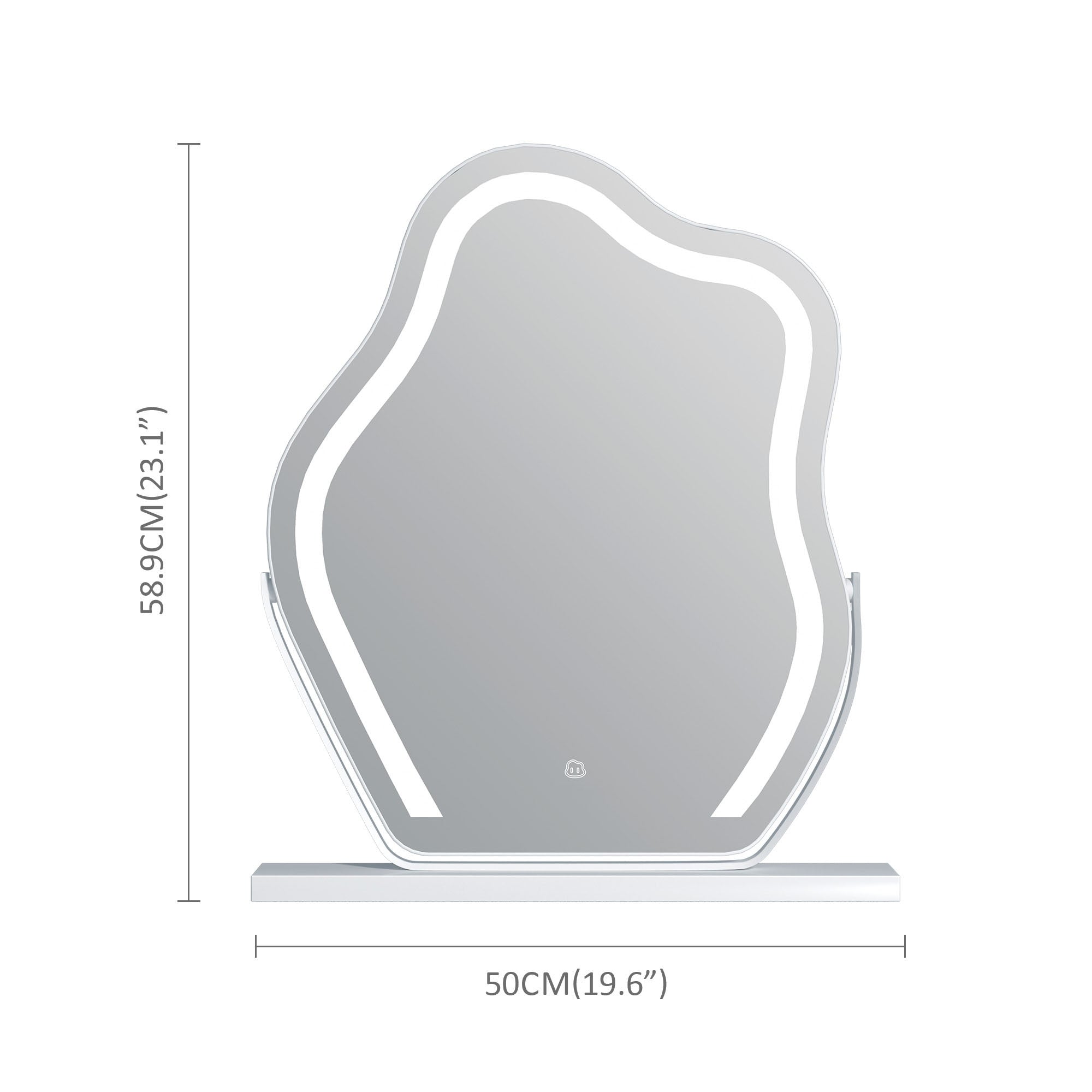 LED Vanity Cloud Wall Mirror