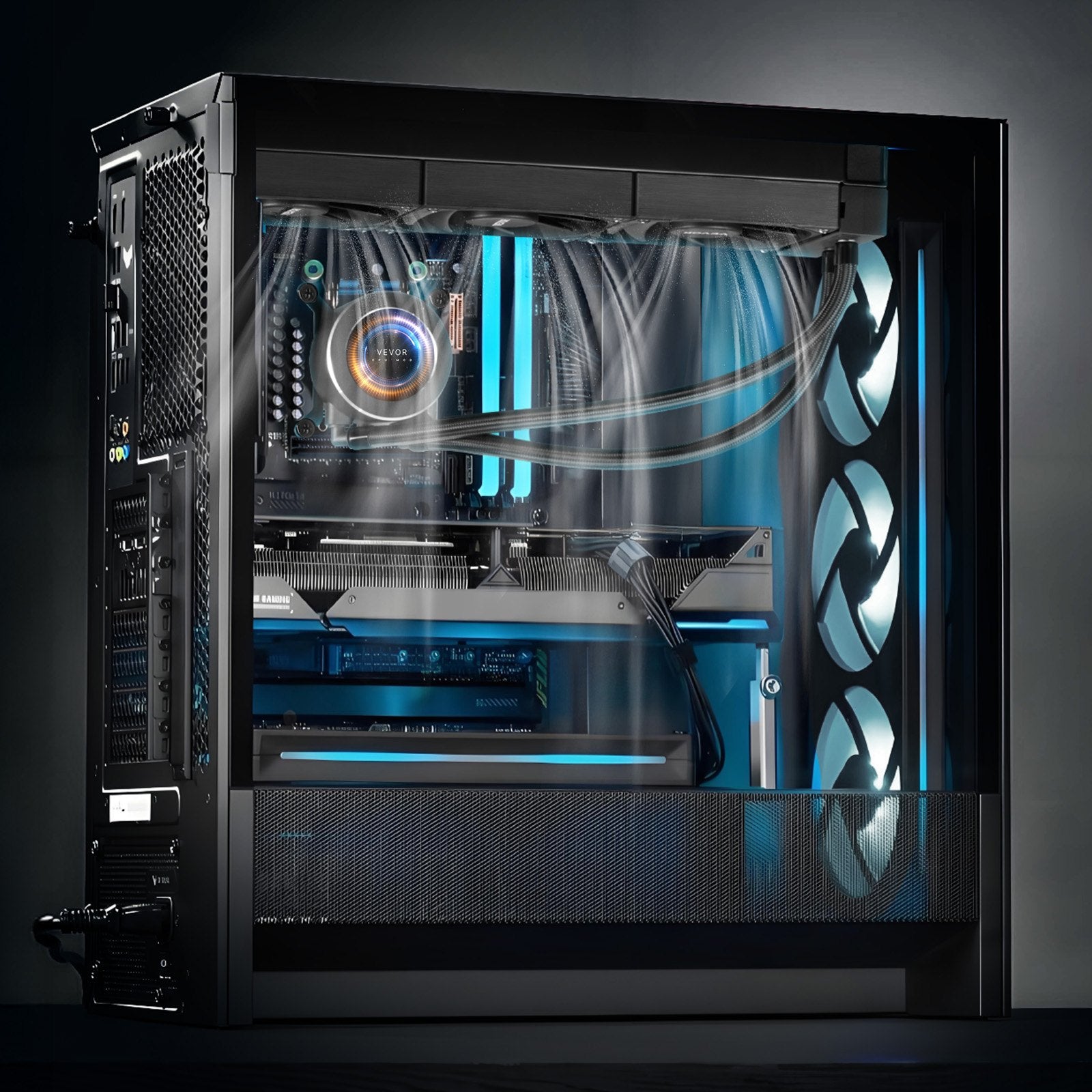 AIO CPU Liquid Cooler with 3 PWM Fans