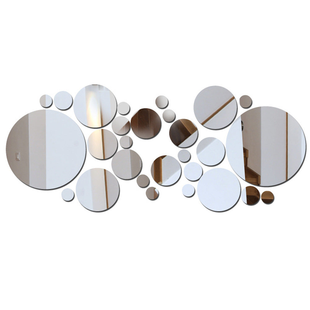 3D Acrylic Circle Wall Mirror